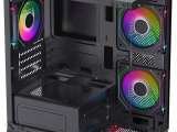 Компьютерный корпус Bloody BD-CC103F черный без БП mATX 7x120mm 1xUSB2.0 1xUSB3.0 audio bott PSU 1