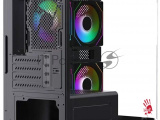 Компьютерный корпус Bloody BD-CC103F черный без БП mATX 7x120mm 1xUSB2.0 1xUSB3.0 audio bott PSU 3