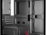 Компьютерный корпус Bloody BD-CC103F черный без БП mATX 7x120mm 1xUSB2.0 1xUSB3.0 audio bott PSU 8