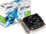 Видеокарта MSI nVidia GeForce GT 730 , N730-2GD3V2, 2ГБ, DDR3 0