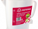 Чайник электрический Мастерица ЭЧ-1,0/0,8-220Б белый 0