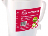 Чайник электрический Мастерица ЭЧ-1,0/0,8-220Б белый 1