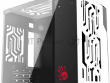 Компьютерный корпус Bloody BD-CC110 белый без БП mATX 5x120mm 2xUSB3.0 audio 1