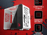 Компьютерный корпус Bloody BD-CC110 белый без БП mATX 5x120mm 2xUSB3.0 audio 9