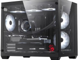 Корпус Bloody BD-CC108 черный без БП mATX 9x120mm 2xUSB3.0 audio bott PSU 1