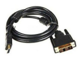 Кабель Buro BURO HDMI (m) - DVI-D (m), GOLD , ферритовый фильт 0