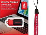 USB накопитель Sandisk CZ52 Cruzer Switch 8Gb 0