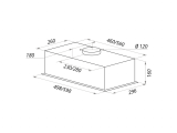 Вытяжка Maunfeld Crosby Light (C) 50CM INOX 8