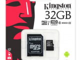 Карта памяти Kingston micro SDHC 32 Gb+адаптер Сlass 10 UHS-I 80MB/s 0