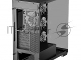 Корпус Deepcool CG580 4F черный без БП ATX 6x120mm 3x140mm 2xUSB3.0 audio bott PSU 7