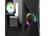 Корпус для ПК HIPER GAME ORO-2RGB (w/o PSU, USB+HD audio, 1*RGB rear fan, 1*RGB front fan) BLACK 0