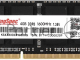Оперативная память KingSpec, DDR3L, 4GB (1x4 GB), 1600 MHz, CL11, SO-DIMM 1