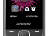 Мобильный телефон Digma A241 черный 0