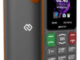 Мобильный телефон Digma S240 серый/оранжевый 3