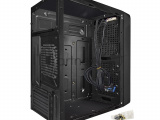Компьютерный корпус Exegate BAA-108, черный, EX283122RUS Minitower, mATX, <без БП>, 2*USB, Audio 3