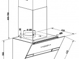 Вытяжка Maunfeld MERSEY 60 Inox Glass 1