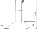 Вытяжка Maunfeld LINE T 60 INOX 3