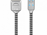 Кабель OLMIO 038659 USB 2.0 - lightning LED, 1.2м, 2.1A Серый 0