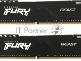 Оперативная память Kingston Fury Beast, DDR4, 64GB (2x32GB), 3200MHz, CL16, DIMM, чёрный 1