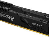 Оперативная память Kingston Fury Beast, DDR4, 64GB (2x32GB), 3200MHz, CL16, DIMM, чёрный 14