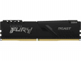 Оперативная память Kingston Fury Beast, DDR4, 8GB (1x8GB), 3600MHz, CL17, DIMM, с радиатором, черны 0