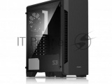 Компьютерный корпус Zalman S3 черный без БП ATX 2x120mm 2xUSB2.0 1xUSB3.0 audio bott PSU 8