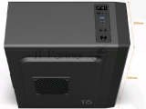 Компьютерный корпус Zalman ZM-T6 черный без БП ATX 1xUSB2.0 1xUSB3.0 audio bott PSU 20