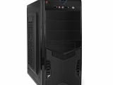 Компьютерный корпус Miditower Exegate CP-601 Black, ATX, <CP450W, 80mm>, 2*USB, Audio 4