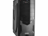 Компьютерный корпус Miditower Exegate CP-601 Black, ATX, <CP500W, 80mm>, 2*USB, Audio 1