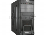 Компьютерный корпус Miditower Exegate CP-603 Black, ATX, <CP400W, 80mm>, 2*USB+2*USB3.0, Audio 1
