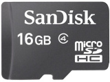 Карта памяти Sandisk micro SDHC 16 Gb Сlass 4 0