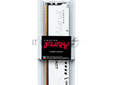 Оперативная память Kingston Fury Beast, DDR5, 16GB (1x16GB), 6800MHz, CL34, DIMM, радиатор, белый 6