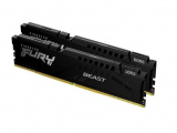 Оперативная память Kingston Fury Beast, DDR5, 16GB (2x8GB), 5200MHz, CL40, DIMM, радиатор, чёрный 7