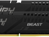 Оперативная память Kingston Fury Beast, DDR5, 16GB (2x8GB), 5200MHz, CL40, DIMM, радиатор, чёрный 0