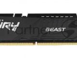 Оперативная память Kingston Fury Beast, DDR5, 32GB (1x32 GB), 5600 MHz, CL36, DIMM, радиатор, чёрный 1