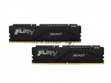 Оперативная память Kingston Fury Beast, DDR5, 32GB (2x16GB), 5200MHz, CL36, DIMM, радиатор, чёрный 5