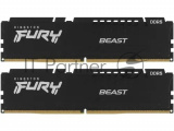 Оперативная память Kingston Fury Beast, DDR5, 32GB (2x16GB), 5200MHz, CL36, DIMM, радиатор, чёрный 0