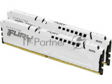 Оперативная память Kingston Fury Beast, DDR5, 32GB (2x16 GB), 5600 MHz, CL36, DIMM, радиатор, белый 4