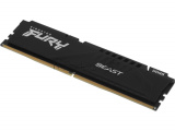 Оперативная память Kingston Fury Beast, DDR5, 32GB, 6400MHz, CL32, DIMM, радиатор, чёрный 3