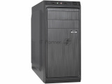 Компьютерный корпус Miditower ExeGate XP-401 Black, ATX, <XP350, Black,120mm>, 2*USB, Audio 1