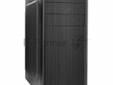 Компьютерный корпус Miditower ExeGate XP-401 Black, ATX, <XP350, Black,120mm>, 2*USB, Audio 2