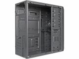 Компьютерный корпус Miditower ExeGate XP-401 Black, ATX, <XP350, Black,120mm>, 2*USB, Audio 4