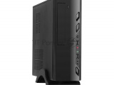 Компьютерный корпус MiniITX Exegate MI-208 Black, miniITX/mATX, <M400, 80mm>, 2*USB, Audio 2