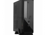 Компьютерный корпус MiniITX Exegate MI-209 Black, miniITX/mATX, <M400, 80mm>, 2*USB, Audio 1