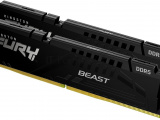 Оперативная память Kingston Fury Beast, DDR5, 64GB (2x32GB), 5600MHz, CL36, DIMM, радиатор, чёрный 0