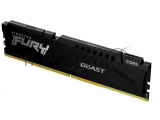 Оперативная память Kingston Fury Beast, DDR5, 8GB (1x8GB), 5600MHz, CL36, DIMM, с радиатором, черный 2