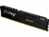 Оперативная память Kingston Fury Beast, DDR5, 8GB (1x8GB), 6000MHz, CL30, DIMM, с радиатором, черный 1