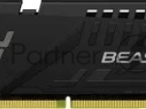 Оперативная память Kingston Fury Beast, DDR5, 8GB (1x8GB), 6000MHz, CL30, DIMM, с радиатором, черный 0