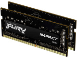 Оперативная память Kingston Fury Impact, DDR4, 16GB (2x8GB), 3200MHz, CL20, SO-DIMM 1