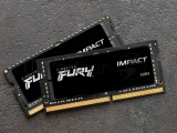 Оперативная память Kingston Fury Impact, DDR4, 16GB (2x8GB), 3200MHz, CL20, SO-DIMM 11